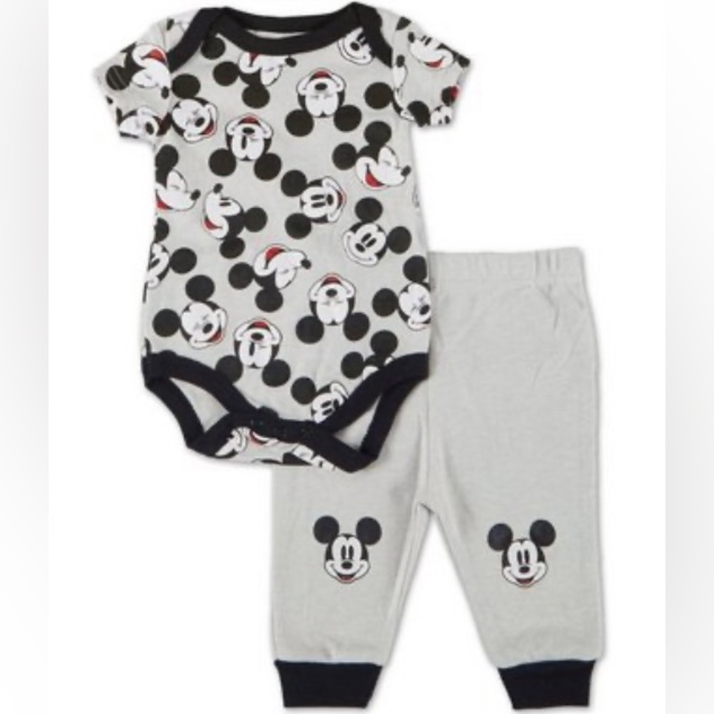 Disney Baby Mickey Mouse 2 Piece Set - Body Suit and Pants
